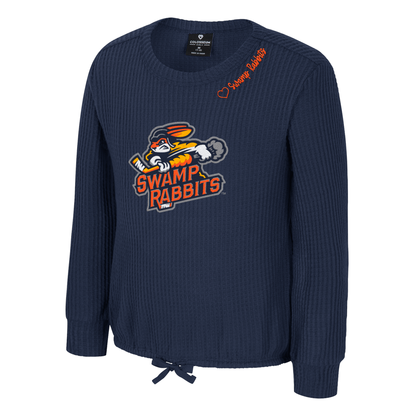 Swamp Rabbits GIRLS YOUTH Fleece Longsleeve Sweater
