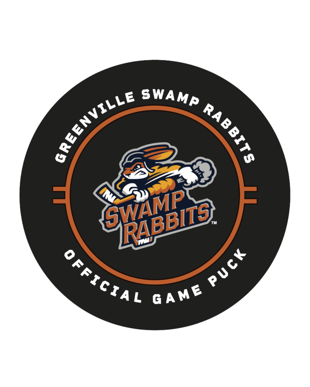 26-27 Swamp Rabbits Official Game Puck