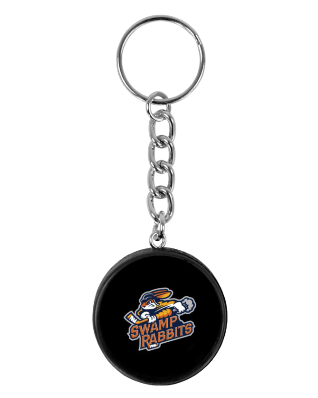 Swamp Rabbits Puck Keychain