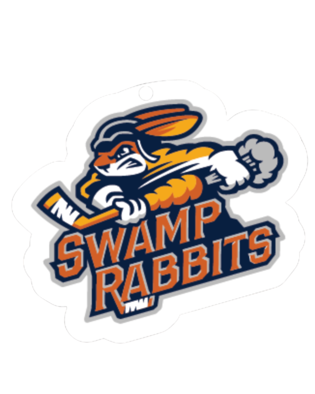 Swamp Rabbits Primary 4" Decal