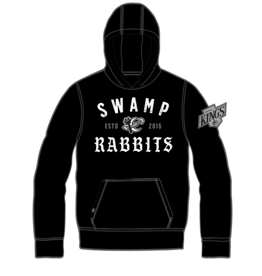 VGHC Swamp Rabbits Crescent Black Hoodie
