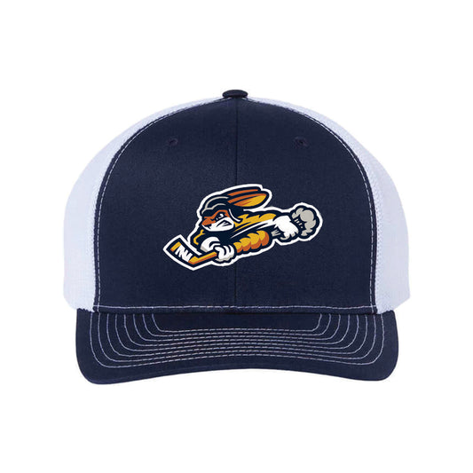 Navy and White Rabbit Logo Hat Small Adjustable