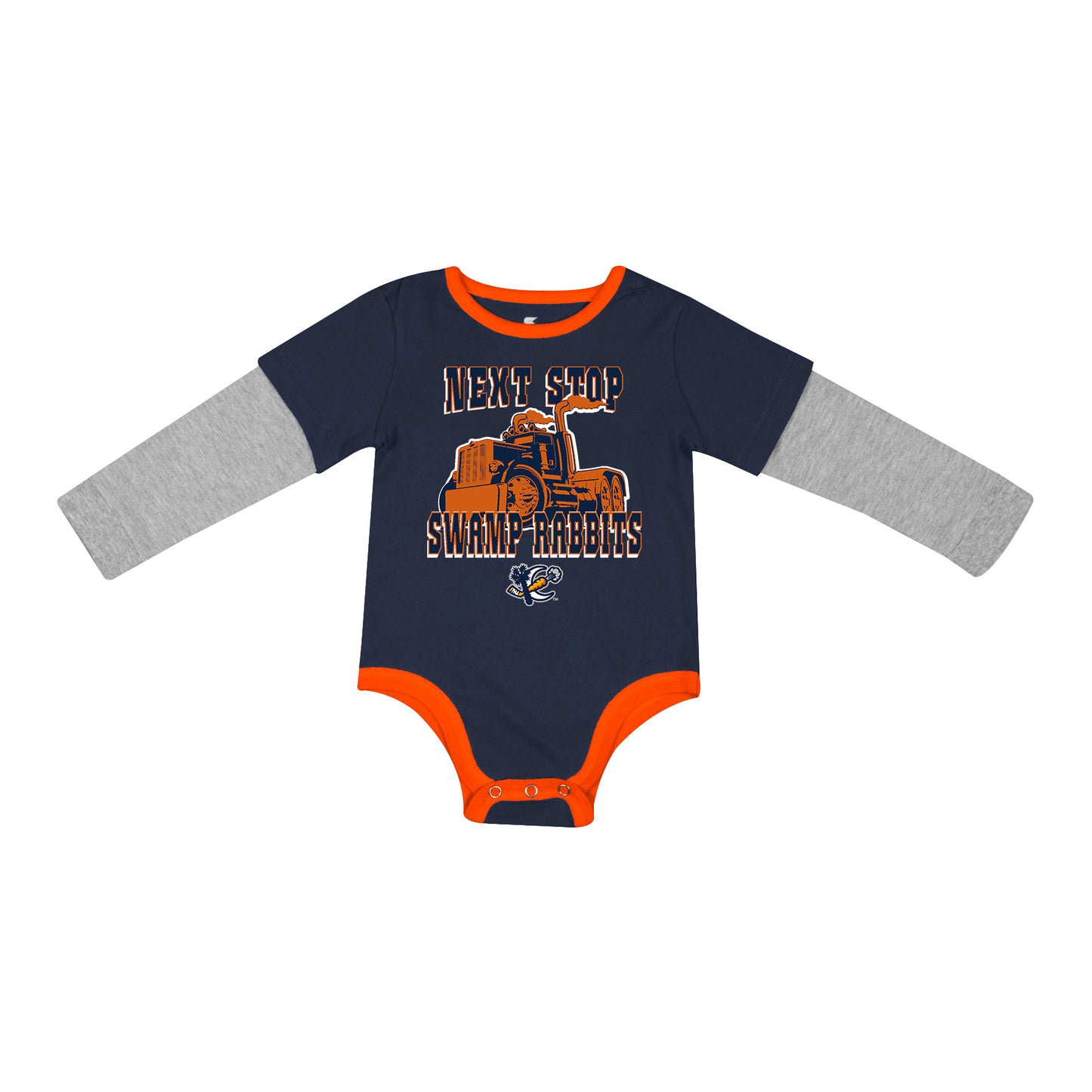 Next Stop L/S Onesie