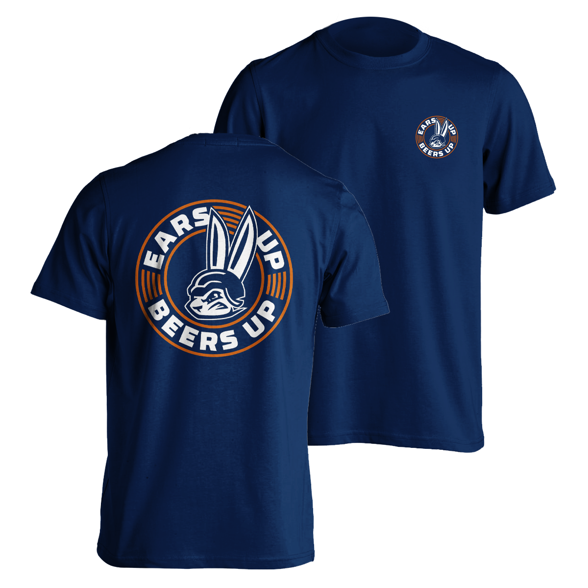 GSR Ears Up Beers Up Shirt - Navy