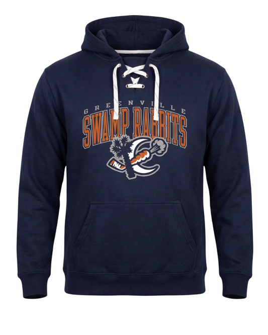 Swamp Rabbits Crescent Lace-Up Hoodie