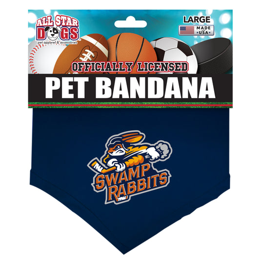 Greenville Swamp Rabbits Navy Bandana