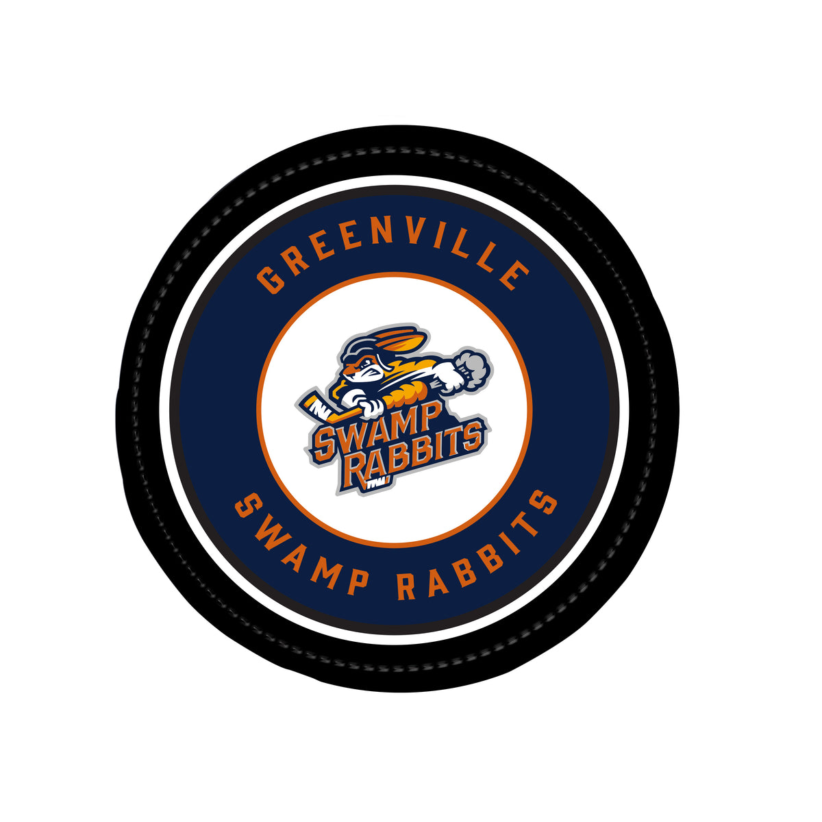 Swamp Rabbits Hockey Puck Dog Toy