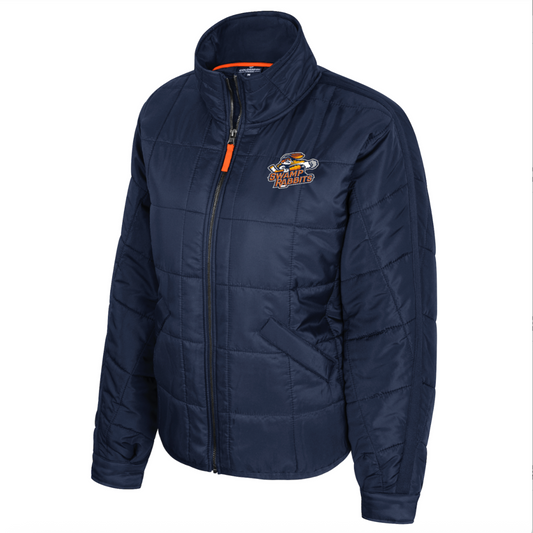 25-26 Colosseum Women's Swamp Rabbits Navy Puffer Jackets